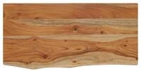 vidaXL Tischplatte Wandregal 40x20x3,8 cm Rechteckig Massivholz Baumkante (1 St)