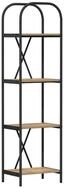 vidaXL B&uuml;cherregal B&uuml;cherregal Artisan-Eiche 40 x 30 x 146 cm Holzwerkstoff, 1-tlg.