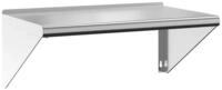 vidaXL Regal Wandregal 75x45x31 cm Silbern Edelstahl, 1-tlg.