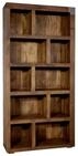 Massivmoebel24 B&uuml;cherregal AMSTERDAM, 1-tlg., Standregal Mango 100x35x204 braun