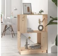 vidaXL Regal NA Standregal B&uuml;cherregal Raumteiler Holzregal 51x25x70 cm...