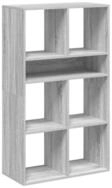 vidaXL B&uuml;cherregal B&uuml;cherregal Grau Sonoma 66x31x112 cm Holzwerkstoff, 1-tlg.