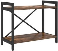 vidaXL B&uuml;cherregal B&uuml;cherregal Ger&auml;ucherte Eiche 60 x 30 x 50 cm...