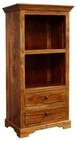 Massivmoebel24 B&uuml;cherregal OXFORD, 1-tlg., Regal Akazie 68x44x140 honig lackiert