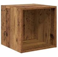 vidaXL Regal Wandschrank mit Regal Altholz 37 x 37 x 37 cm Holzwerkstoff, 1-tlg.