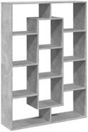 vidaXL B&uuml;cherregal, B&uuml;cherregal Betongrau 102x29x143 cm Holzwerkstoff