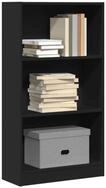 vidaXL B&uuml;cherregal, B&uuml;cherregal Schwarz 60x24x109 cm Holzwerkstoff