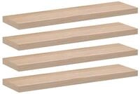 vidaXL Regal Schweberegale 4 Stk. 90x23,5x4 cm Holzwerkstoff, 4-tlg.