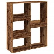 vidaXL B&uuml;cherregal B&uuml;cherregal/Raumteiler Altholz-Optik 100x33x115 cm, 1-tlg.