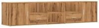 vidaXL Schuhschrank Eckregal Artisan-Eiche 200x40x45 cm Holzwerkstoff (1-St)