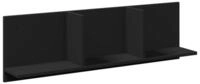 vidaXL Regal Wandschrank 100x16,5x30 cm Schwarz Holzwerkstoff, 1-tlg.