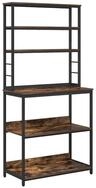 vidaXL B&uuml;cherregal K&uuml;chenregal Ger&auml;ucherte Eiche 80 x 40 x 168 cm Holzwerkstoff,