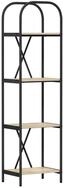 vidaXL B&uuml;cherregal B&uuml;cherregal Sonoma-Eiche 40 x 30 x 146 cm Holzwerkstoff,...