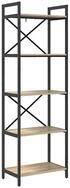 vidaXL B&uuml;cherregal B&uuml;cherregal Sonoma-Eiche 56 x 34 x 171 cm Holzwerkstoff,...