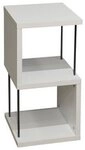 M&auml;usbacher Regal in wei&szlig; matt lack - 33x65x33cm (BxHxT)