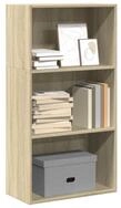 vidaXL Regal NA B&uuml;cherregal Sonoma Eiche 60x30x114 cm Spanplatte
