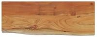 vidaXL Tischplatte Wandregal 50x20x2,5 cm Rechteckig Massivholz Baumkante (1 St)