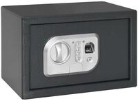 vidaXL Tresor Digitaler Safe mit Schloss Dunkelgrau 31 x 20 x 20 cm Stahl (1-St)