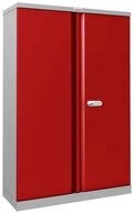 Phoenix Tresor Phoenix SCL1491GRE Aufbewahrungsschrank Grau - 2 T&uuml;ren rot 3...