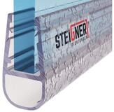 STEIGNER Duschdichtung 30cm Gerade PVC Ersatzdichtung f&uuml;r Dusche, L: 30 cm, (1