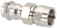 Viega Wasserrohr Viega Sanpress Inox Verschraubung, flachd. mit IG, Modell...