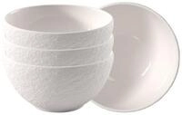 Villeroy & Boch Schale Manufacture Ice M&uuml;slischalen &oslash; 14 cm 4er Set, Porzellan, (4x
