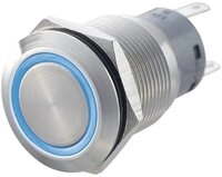 TRU COMPONENTS Schalter Vandalismusgesch&uuml;tzter Taster 19 mm 250 V/AC 5 A...