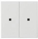 GIRA Elektroauto-Ladestation Gira KNX RF Bedienaufsatz 2-f. 510703