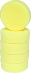 KS Tools Poliermaschine Kunststoffpad gelb, &Oslash; 85,0mm, 5er Pack (515.5122)