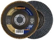Rhodius Schleifscheibe RHODIUS TOPline LSZ FB F&auml;cherschleifscheibe 180 x 22,23...