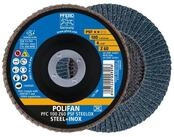 Pferd Schleifscheibe PFERD TOOLS POLIFAN F&auml;cherscheibe PFC 100x16 mm konisch...