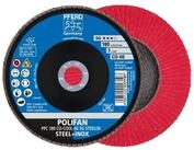 Pferd Schleifscheibe PFERD TOOLS POLIFAN F&auml;cherscheibe PFC 180x22,23 mm konisch
