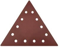 TECMIX Schleifpapier TM Multiloch Klett-Schleifpapier Dreieck P120 (25 Stk),
