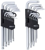 KS Tools Zwinge Winkelstiftschl&uuml;ssel-Satz, Torx, Innensechskant, 22-tlg...