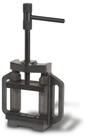 EBERTH Maschinenschraubstock aus Grauguss und Stahl, Backenbreite 100mm, Max.