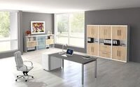 KERKMANN Schreibtisch Schreibtisch StageOne Form 5 BxT 180x80cm anthrazit