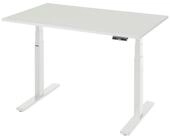 RAU Schreibtisch Schreibtisch adlatus 100 1250x800x650-1300 M-Platte lichtgrau