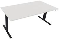Soennecken Schreibtisch Sitz-/Stehtisch T-Kufe klappbar B1800xT900xH625-1285
