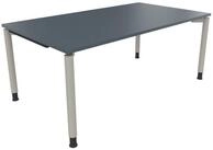 Soennecken Schreibtisch Schreibtisch Vierfu&szlig; Rundrohr B1800xT1000xH680-820
