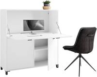 byLIVING Sekret&auml;r Montana, platzsparende Arbeitsl&ouml;sung mit viel Stauraum,...