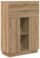 vidaXL Schreibtisch Schreibtisch Artisan-Eiche 71.5 x 31.5 x 106.5 cm...
