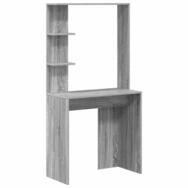 vidaXL Schreibtisch Schreibtisch Graues Sonoma 78,5 x 37 x 154,5 cm...