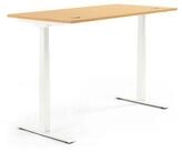 Soennecken Schreibtisch Schreibtisch 2000x605-1255x800mm Platte Buche Gestell...