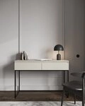 Selsey Schminktisch BEMMI, 2 Schubladen, Rahmengestell, 120 cm breit