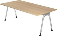HAMMERBACHER Schreibtisch Schreibtisch A-Fu&szlig; 200x100cm Eiche