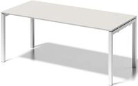 Bisley Schreibtisch Schreibtisch Cito BxTxH 180x80x74cm grauwei&szlig; Gestell