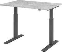 HAMMERBACHER Schreibtisch Sitz-Steh-Schreibtisch elektrisch 120x80cm...