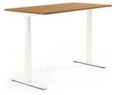 Soennecken Schreibtisch Schreibtisch 1800x605-1255x800mm Platte Nuss Gestell...