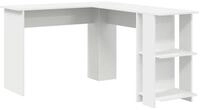 vidaXL Schreibtisch Eck-Schreibtisch Wei&szlig; 140 x 113,5 x 75 cm Holzwerkstoff...