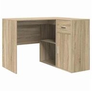 vidaXL Schreibtisch Eck-Schreibtisch mit Schubladen Sonoma-Eiche 102 x 88 x 75...